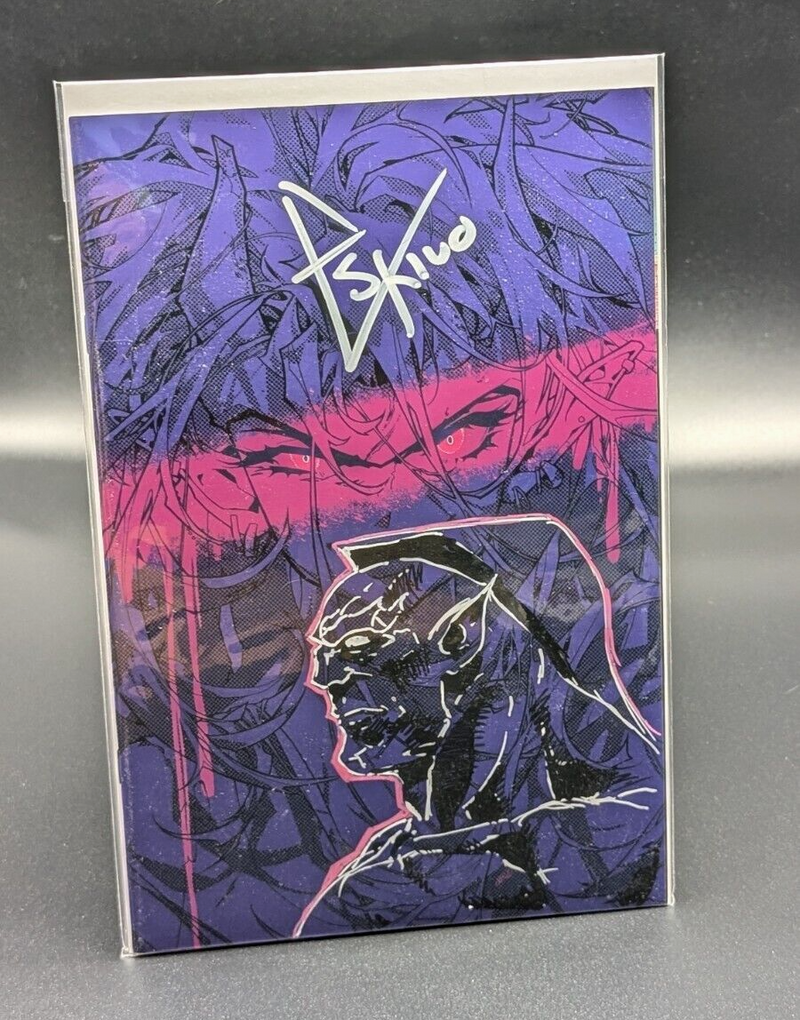 Gargoyles #1BX Rose Besch Virgin Cover with Remarque by Eskivo! RARE!!!