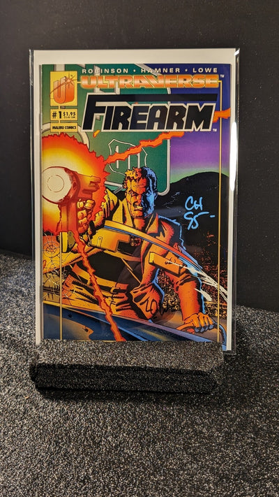 Firearm #1 Malibu Comics Signed Cully Hamner 1993