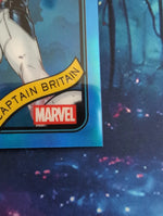 2025 Marvel Blue Foil Capt. Britain 166/299 Amaranth 178/299 Fin Fang Foom 293