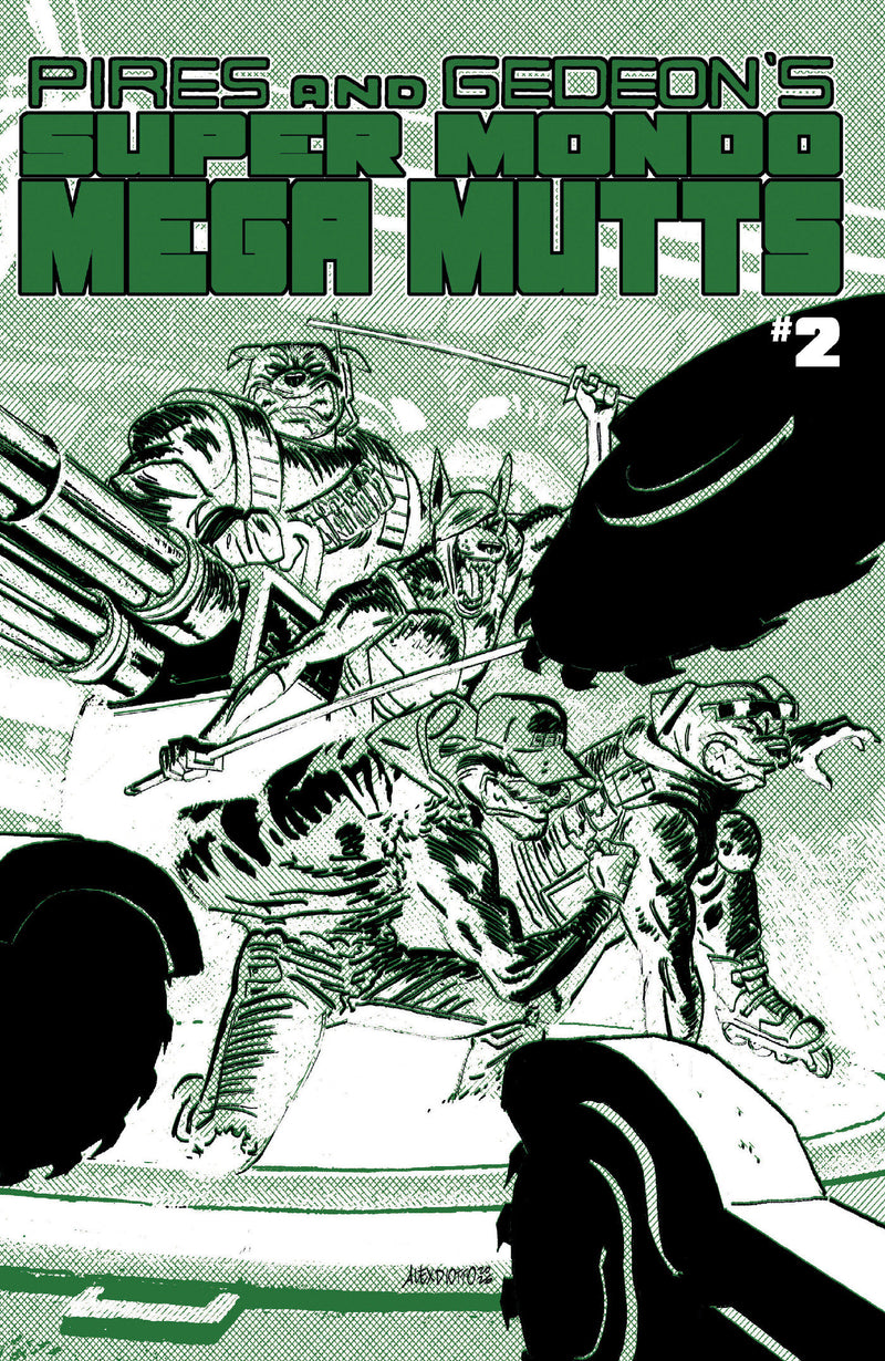 Super Mondo Mega Mutts #2 Cover B Alex Diotto Homage Variant (Oni Press, 2026)