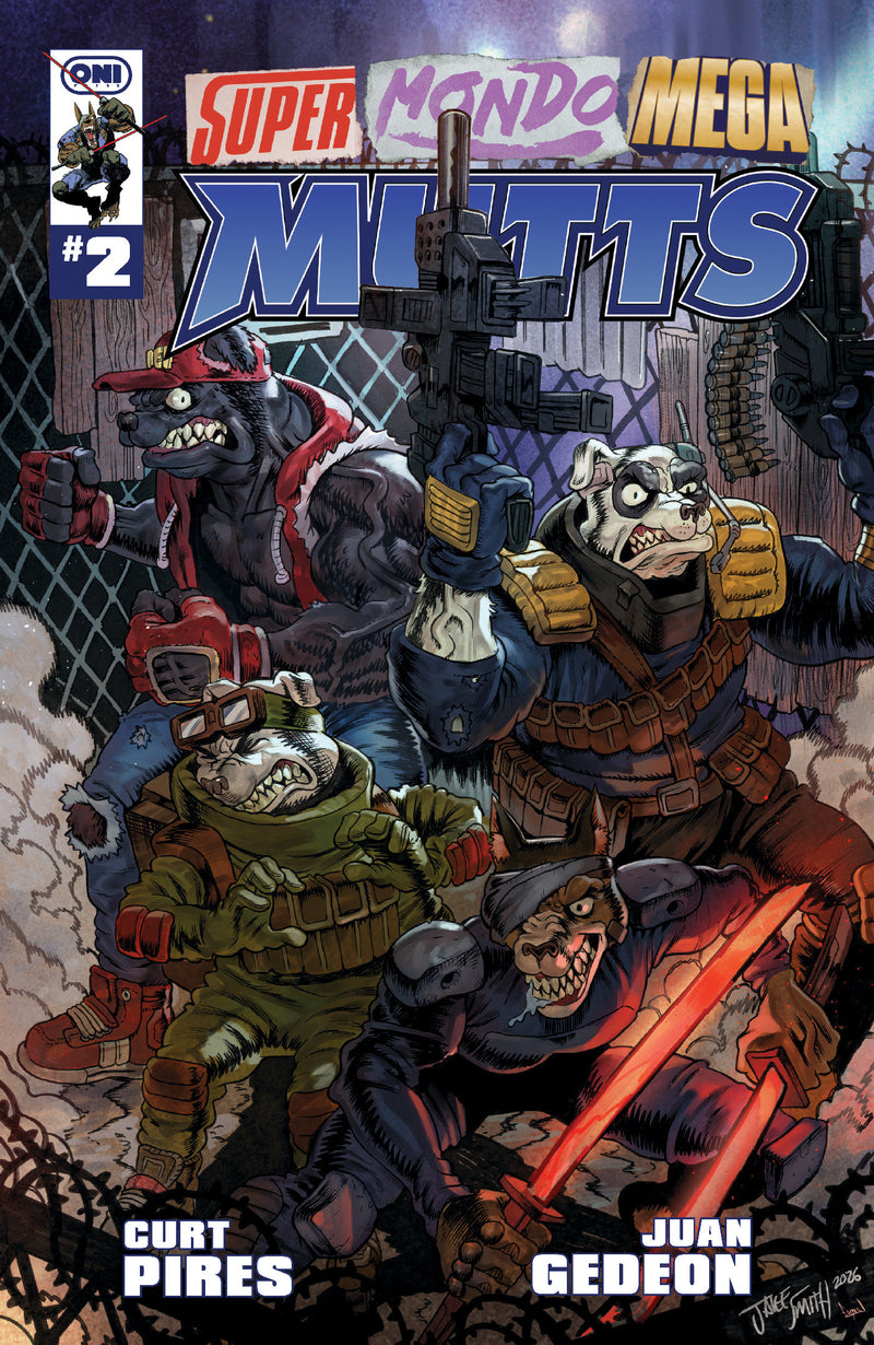 Super Mondo Mega Mutts #2 Cover D Jake Smith Variant (Oni Press, 2026)