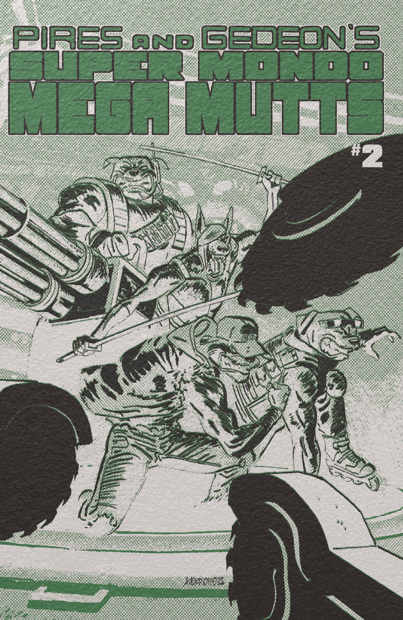 Super Mondo Mega Mutts #2 Cover E Alex Diotto Foil Variant (Oni Press, 2026)
