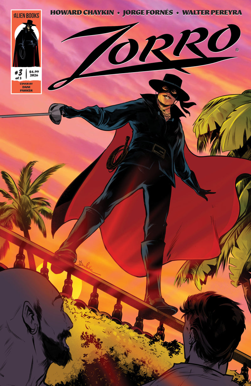 Zorro #3 Variant B (Parker) (IDW Publishing, 2026)