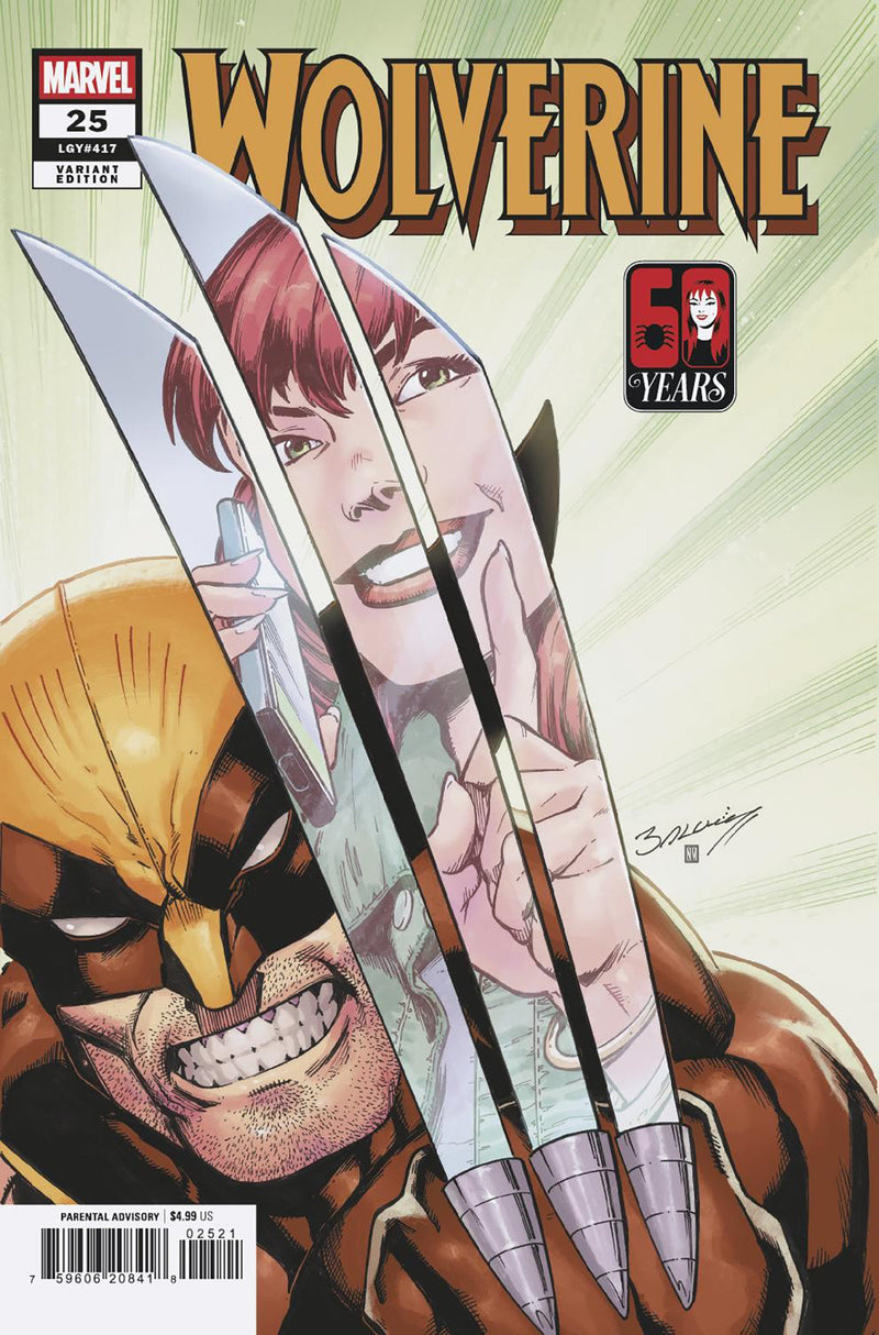 Wolverine #25 Mark Bagley Mary Jane Watson Variant (Marvel, 2026)