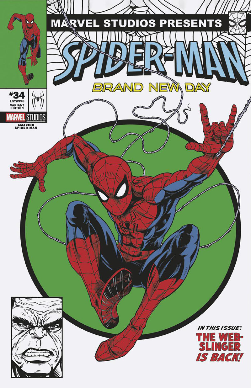 Amazing Spider-man #34 Adam Stafford Spider-man: Brand New Day Marvel Studios Variant (Marvel, 2026)