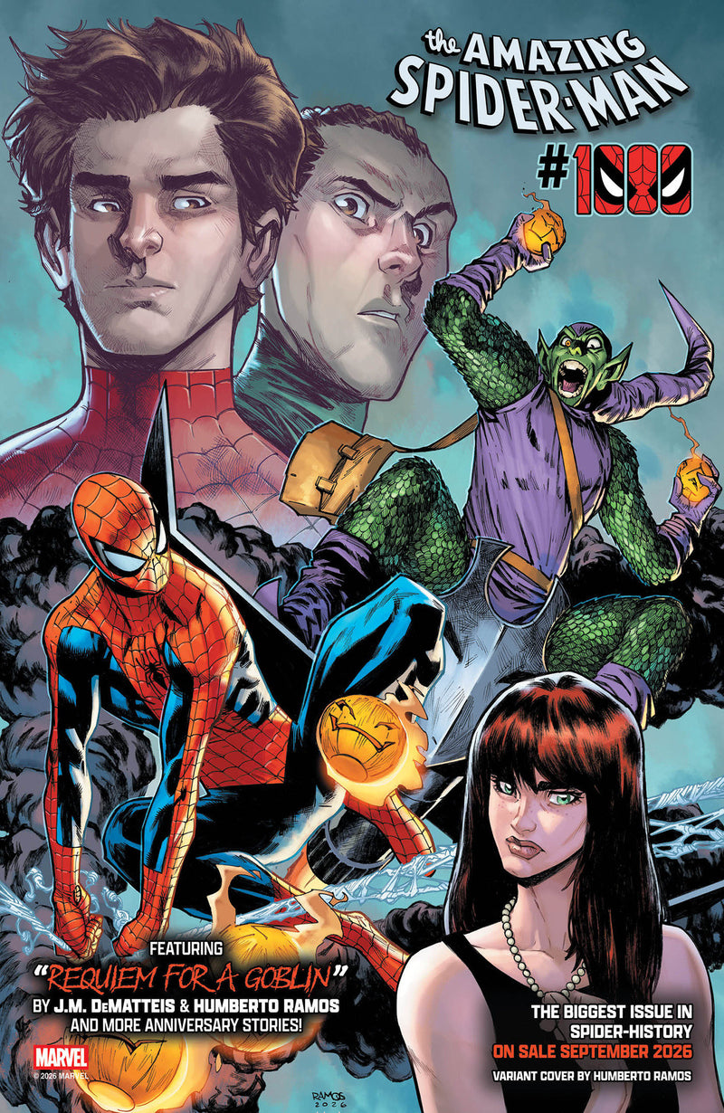 Amazing Spider-man #1000 Humberto Ramos Variant (Marvel, 2026)
