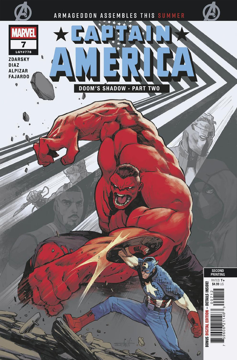 CAPTAIN AMERICA - VALERIO SCHITI 2ND PRINTING VARIANT #7