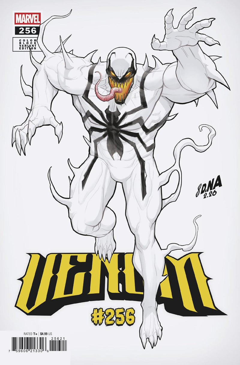 VENOM - DAVID NAKAYAMA COLOR BLOCK WHITE VARIANT [DS] #256