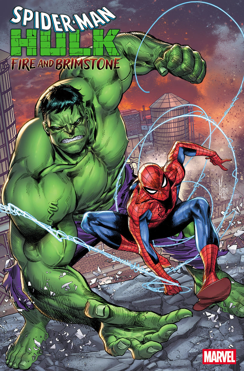 Spider-man/hulk: Fire And Brimstone #1 Marco Checchetto Foil Variant (Marvel, 2026)