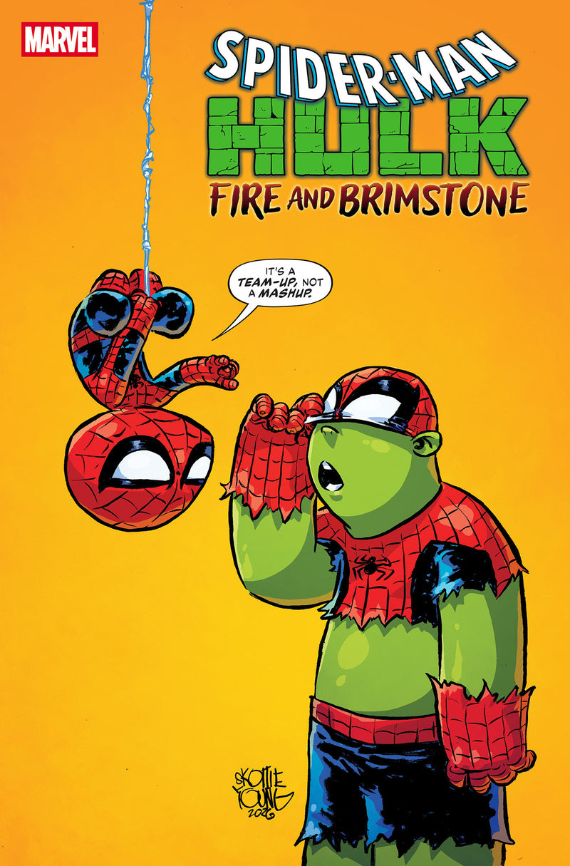 Spider-man/hulk: Fire And Brimstone #1 Skottie Young Variant (Marvel, 2026)