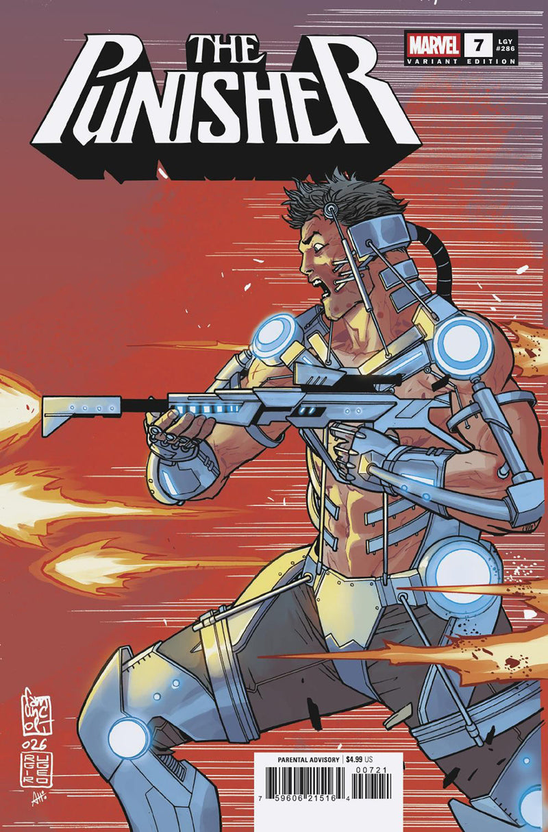 Punisher #7 Giuseppe Camuncoli 2-part Connecting Variant (Marvel, 2026)