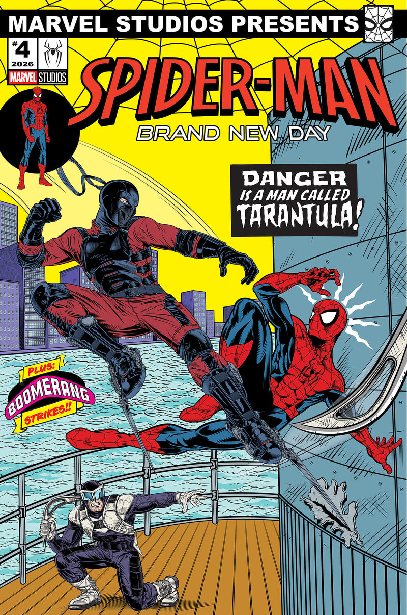 Punisher Vs. Spider-Man #2 Adam Stafford Spider-Man: Brand New Day Marvel Studios Variant (Marvel, 2026)