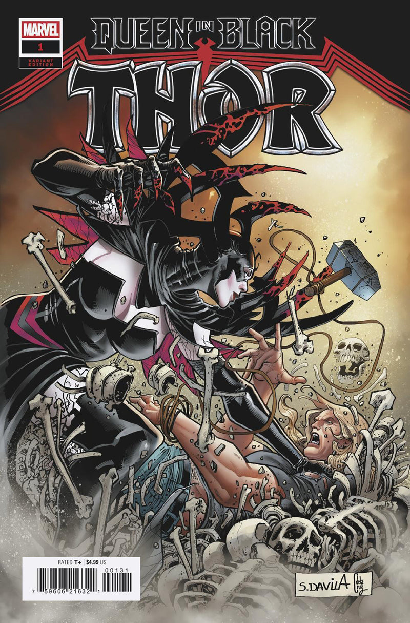 Queen In Black: Thor #1 Sergio Davila Variant [qib] (Marvel, 2026)