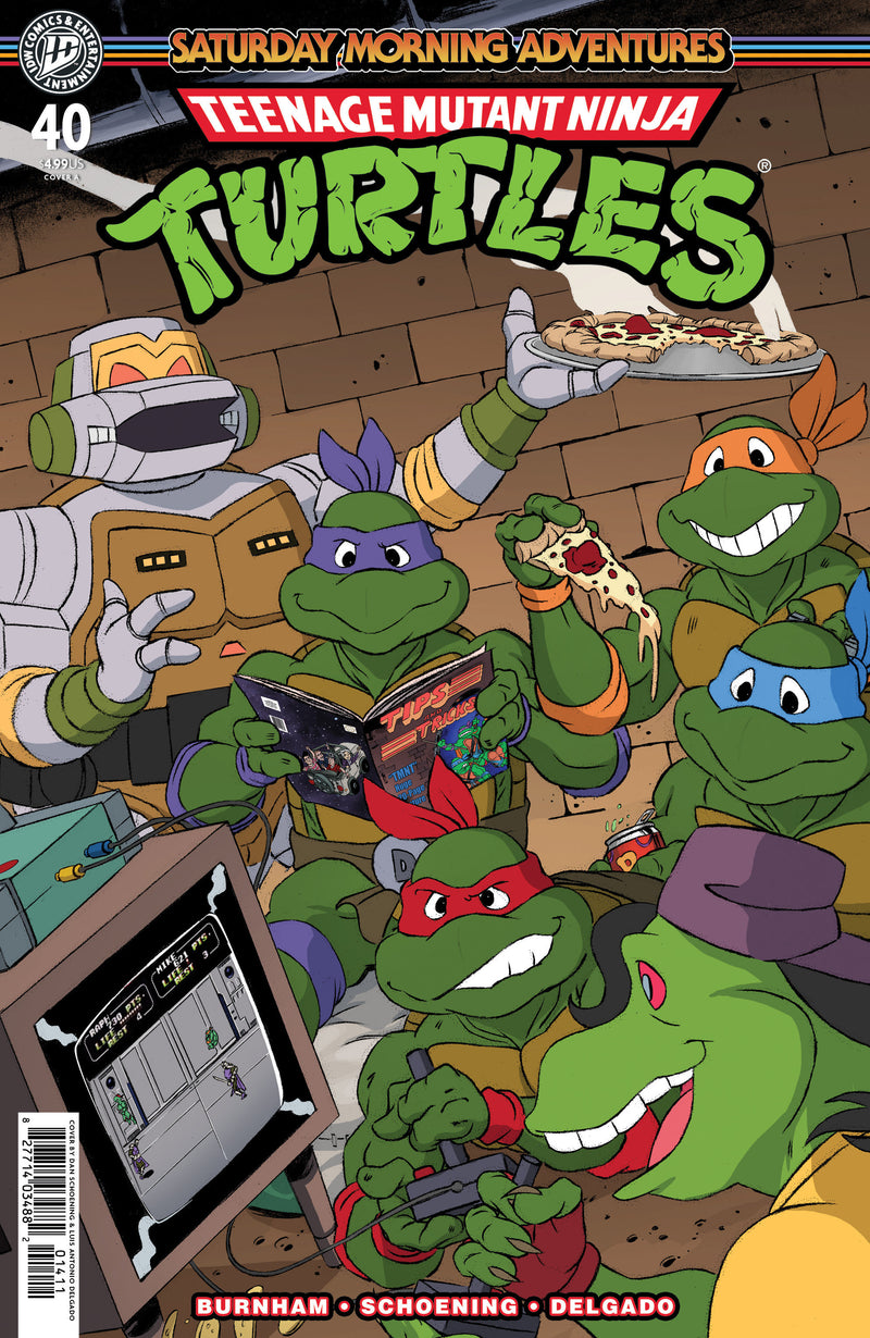 Teenage Mutant Ninja Turtles: Saturday Morning Adventures #40 Cover A (Schoening) (IDW Publishing, 2026)