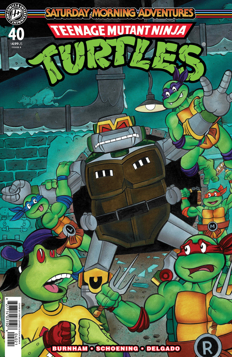 Teenage Mutant Ninja Turtles: Saturday Morning Adventures #40 Variant B (Lavigne) (IDW Publishing, 2026)