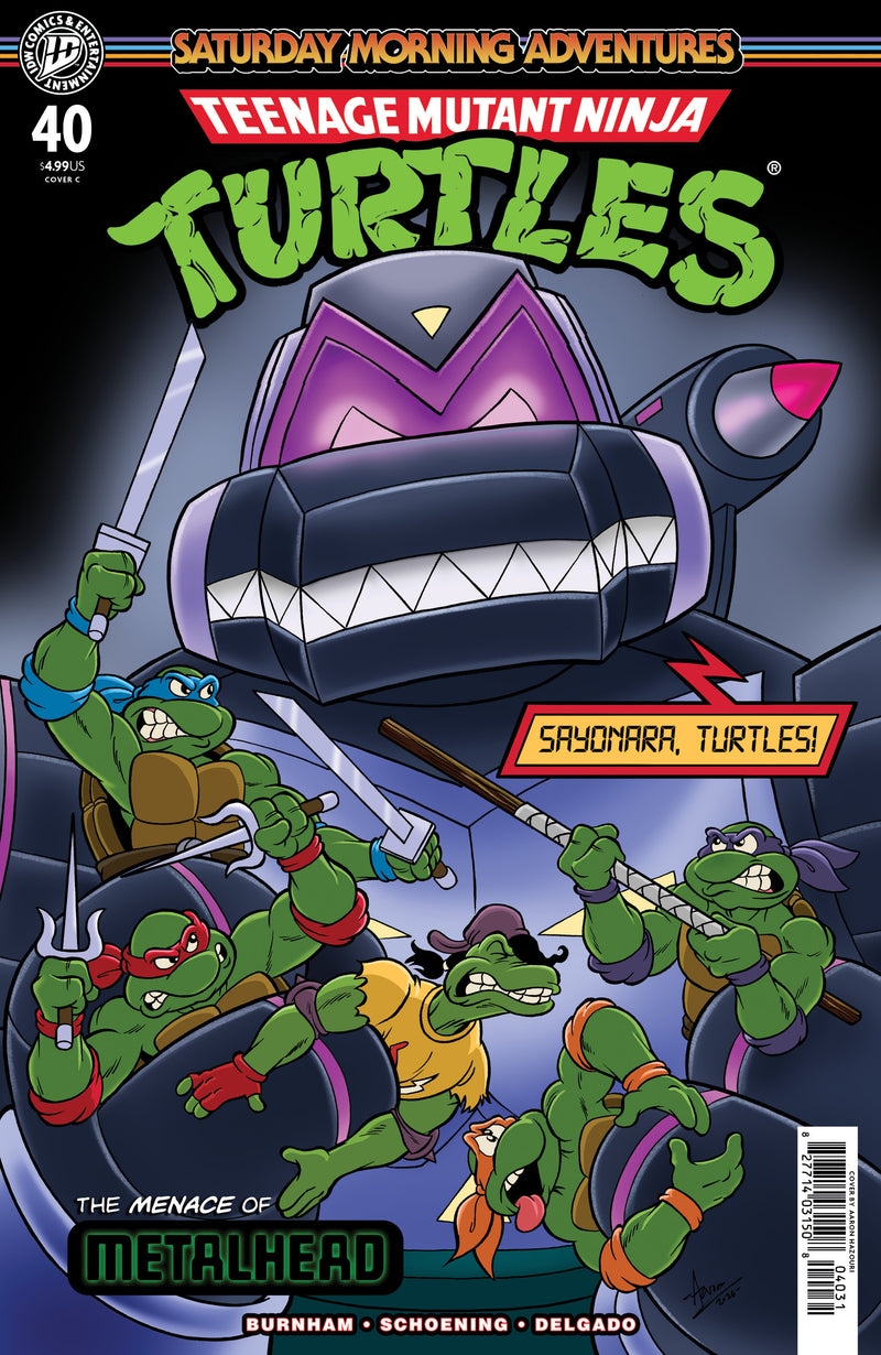 Teenage Mutant Ninja Turtles: Saturday Morning Adventures #40 Variant C (Hazouri) (IDW Publishing, 2026)