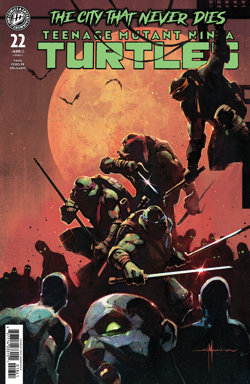 Teenage Mutant Ninja Turtles #22 Variant C (marinkovich) (IDW Publishing, 2026)