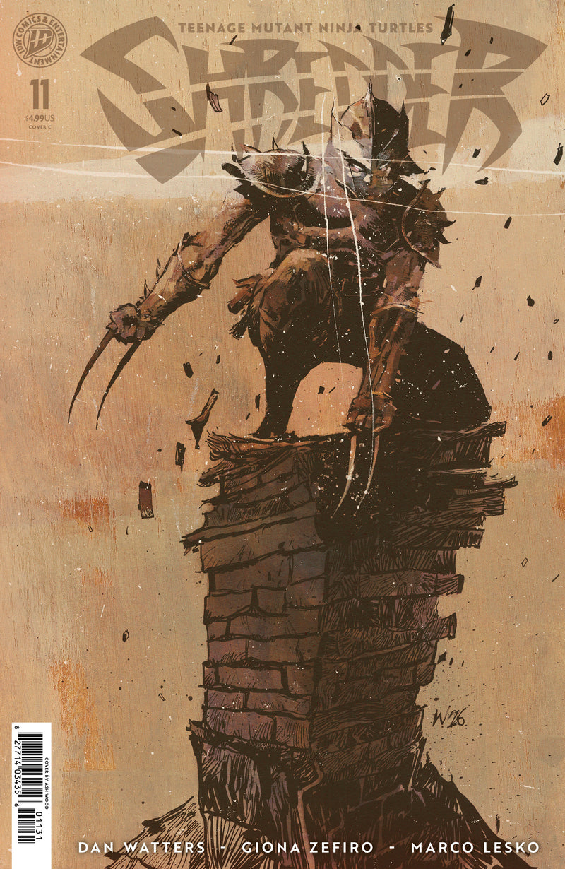 Teenage Mutant Ninja Turtles: Shredder #11 Variant C (Wood) (IDW Publishing, 2026)