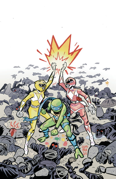 Mighty Morphin Power Rangers/Teenage Mutant Ninja Turtles III #5 C Foil Variant (Full Art, Foil, Zonno)