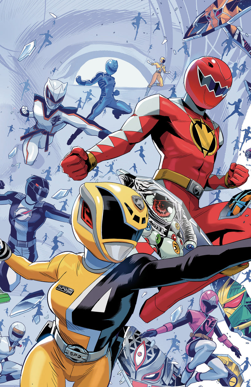 Power Rangers Unlimited #3 C Every Ranger Ever Card Stock Connecting Variant (full Art, Zonno) (Boom Entertainment, 2026)