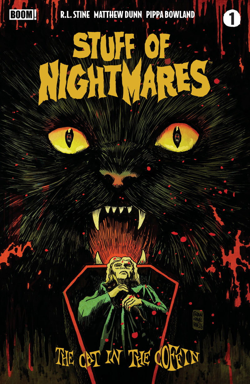 Stuff of Nightmares: The Cat in the Coffin #1 A Main (Dressed, Francavilla) (Boom! Studios, 2026)