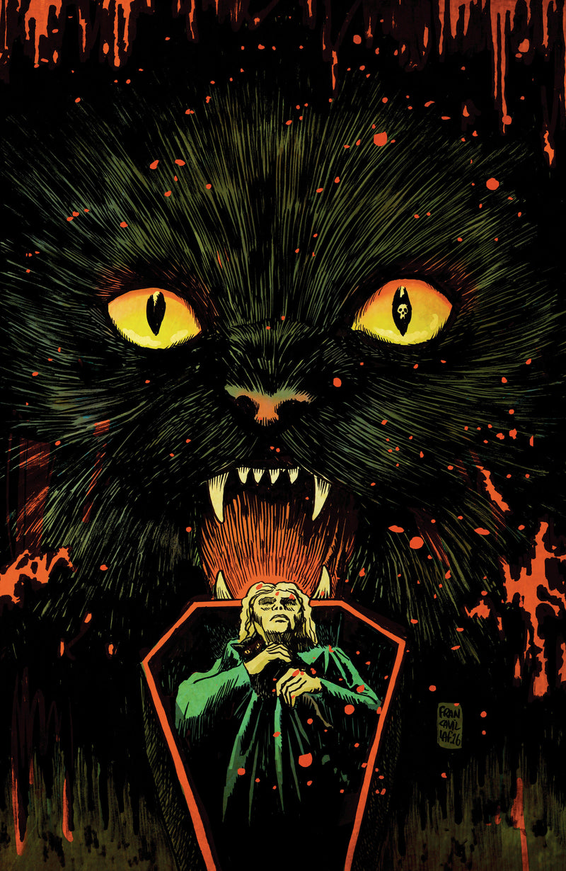 Stuff of Nightmares: The Cat in the Coffin #1 D Glow in the Dark Variant (Full Art, Francavilla) (Boom! Studios, 2026)