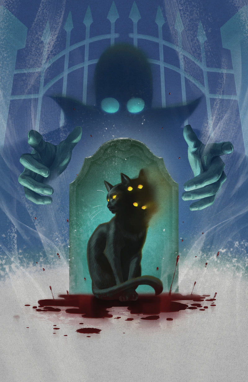 Stuff of Nightmares: The Cat in the Coffin #1 E Glow in the Dark Variant (Full Art, Glow in the Dark, Murakami) (Boom! Studios, 2026)