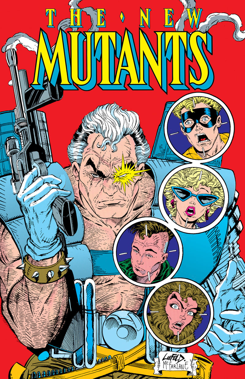 New Mutants Omnibus Vol. 4 Rob Liefeld Cable Cover (Marvel, 2026)