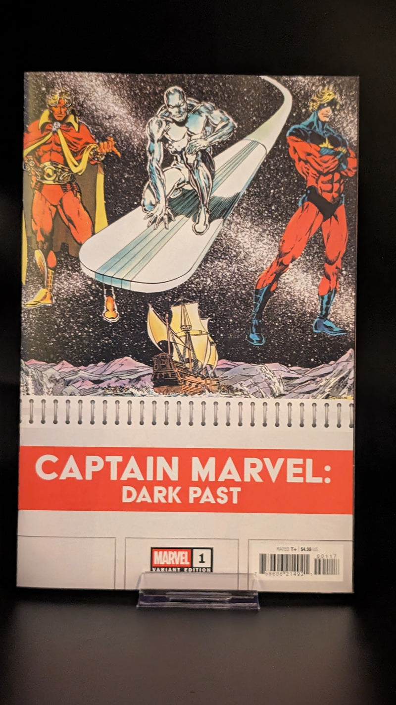 Captain Marvel: Dark Past #1H Jim Starlin Bicentennial Calendar Hidden Gem Incentive Variant (1:50)