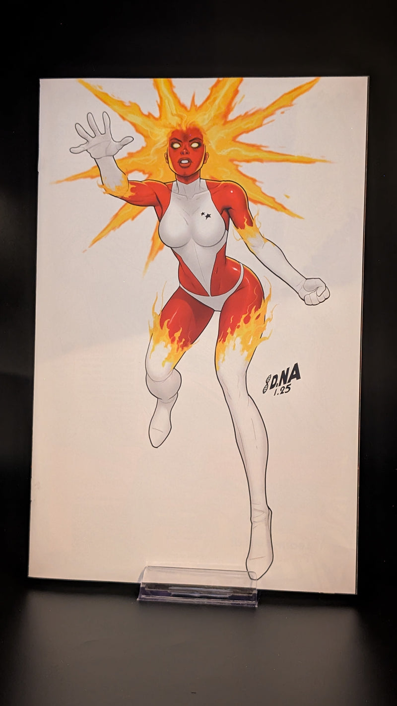Captain Marvel: Dark Past #1I David Nakayama Color Block 1:50