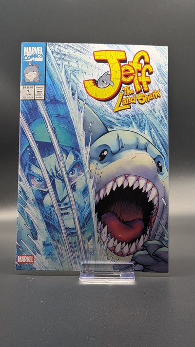 Jeff the Land Shark #1I Todd Nauck Exclusive Hulk 340 Homage Variant