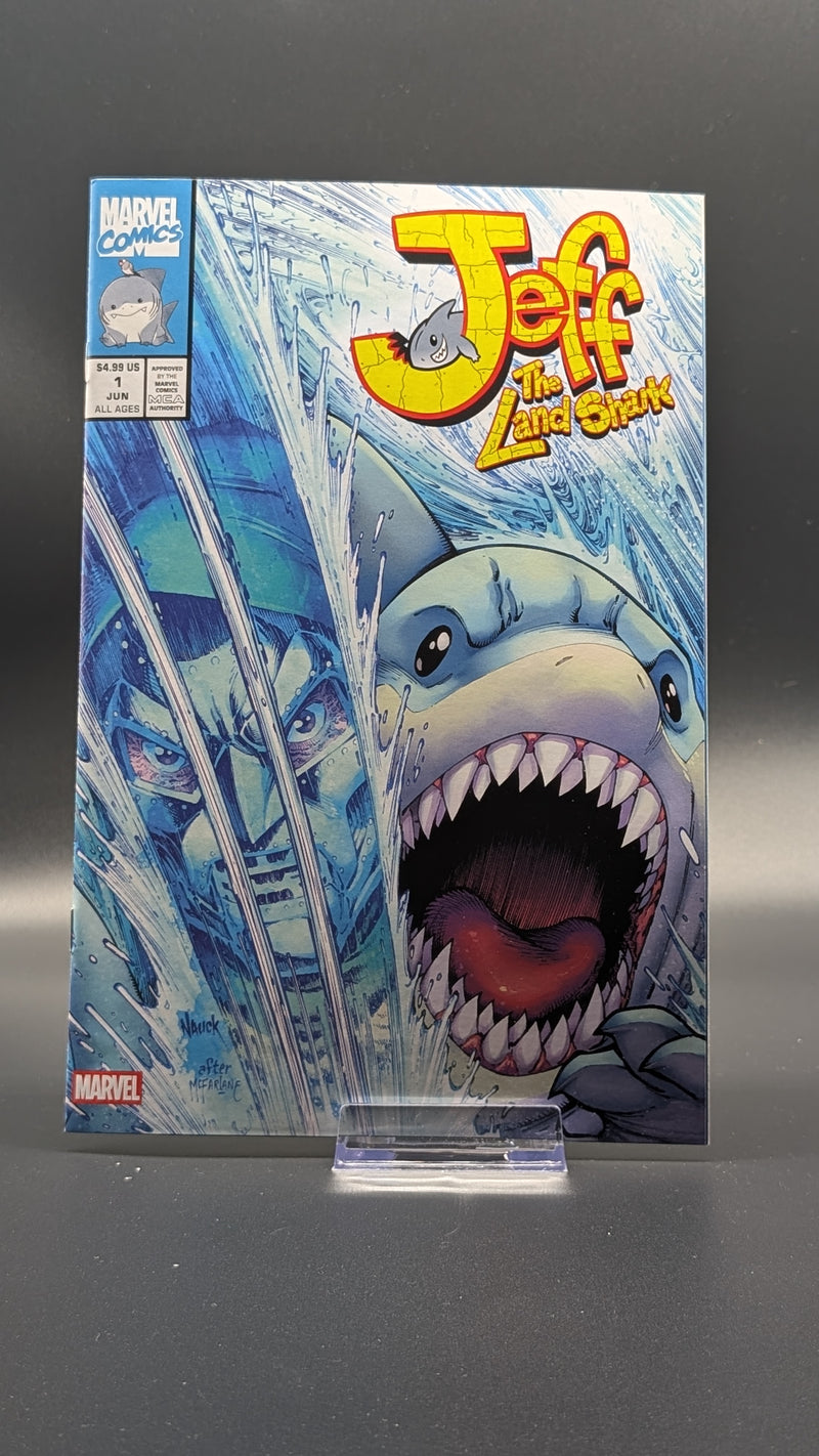 Jeff the Land Shark #1I Todd Nauck Exclusive Hulk 340 Homage Variant