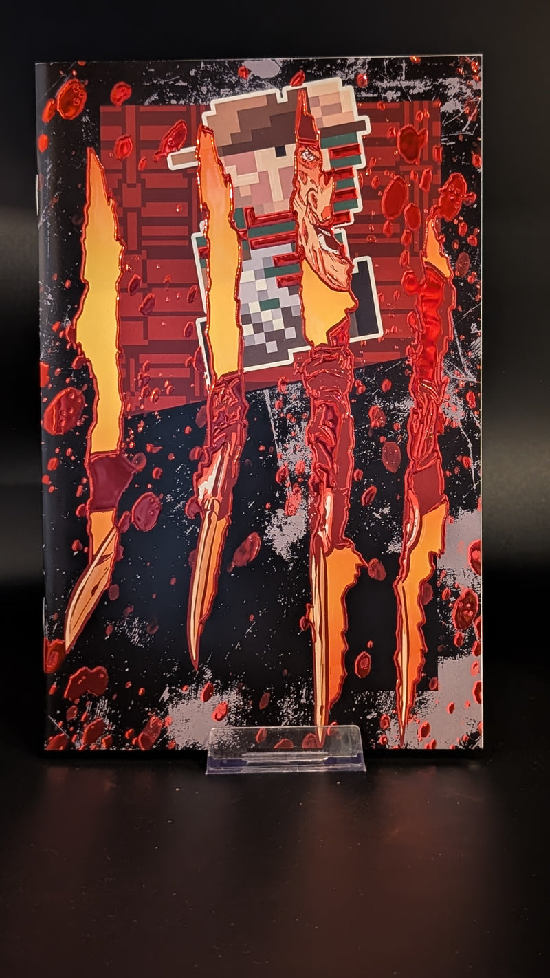 Tribute: Wes Craven #1 Tribute: Wes Craven "Rip Through It, Hot Claws" SECRET DROP SPOT FOIL Cover by Matthew Waite Dallas Fan Expo Exclusive LTD to 200